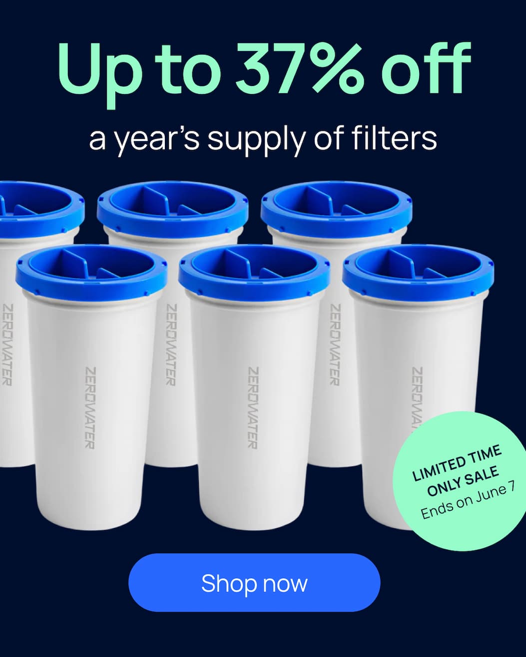 Up to 37% off a year's supply of filters