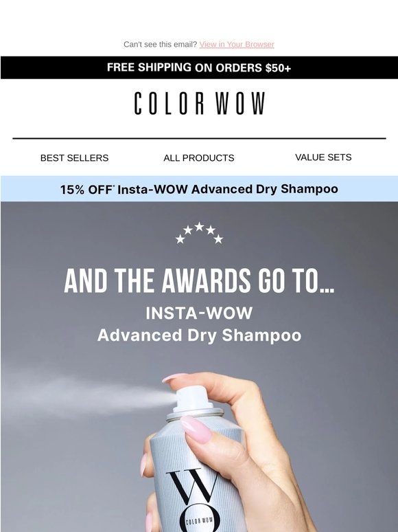 15% OFF award-winning Insta-WOW