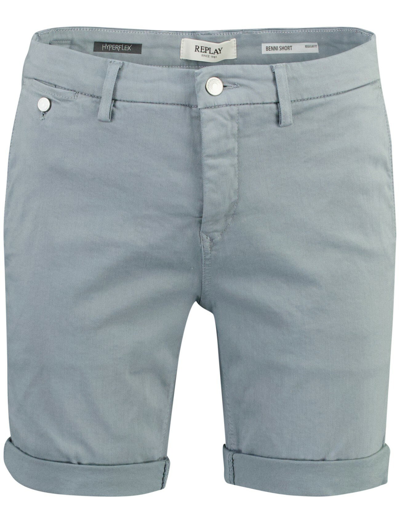 Korte broek blauw Replay benni regular fit