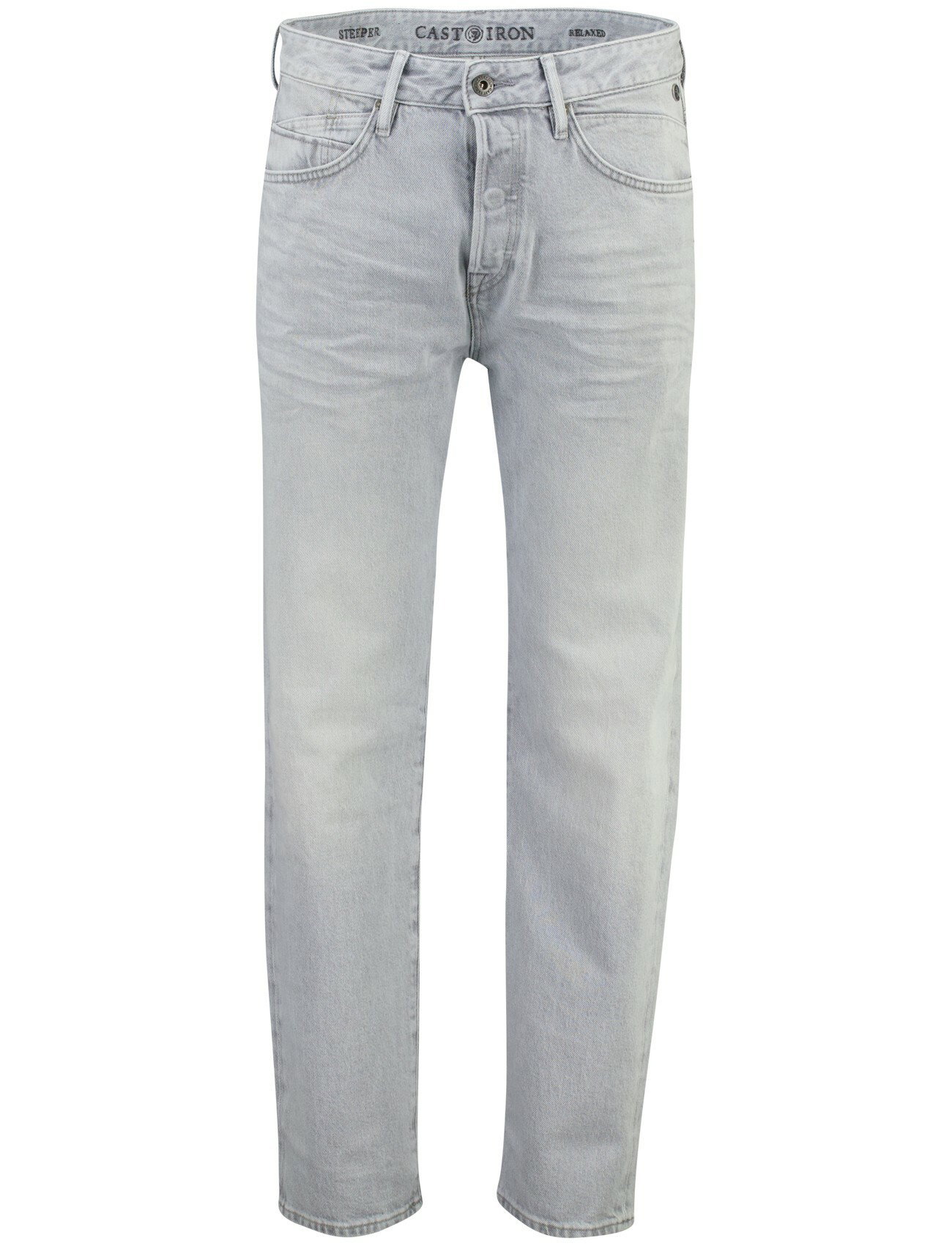 lichtgrijs jeans relaxed fit Steeper Cast Iron