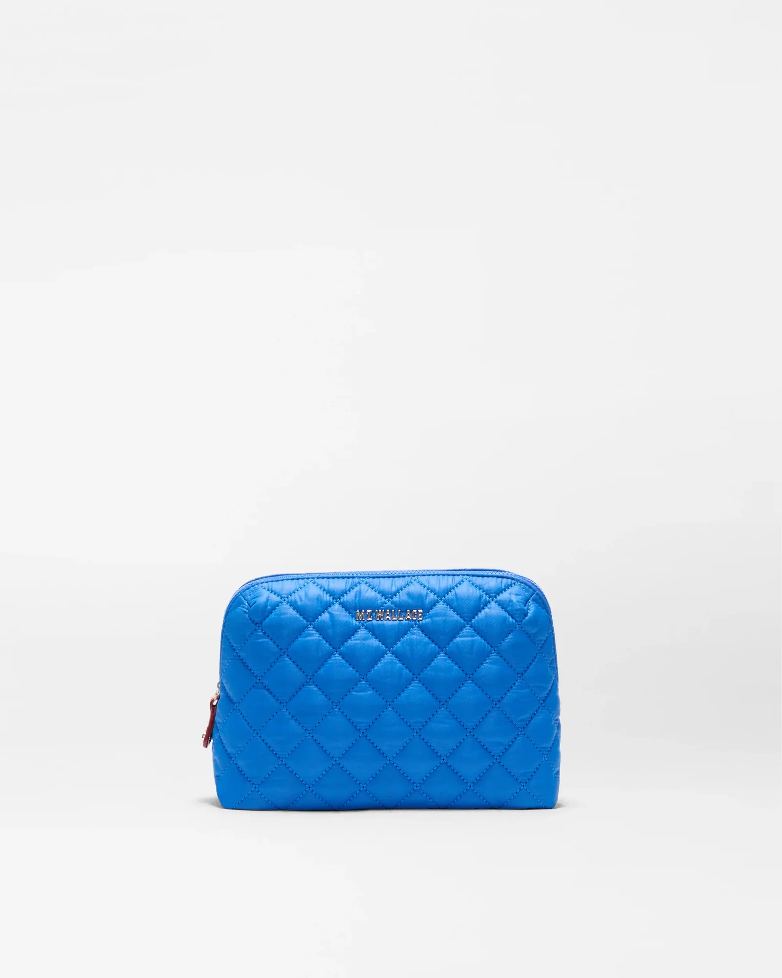 Image of Surf Blue Medium Double Zip Cosmetic