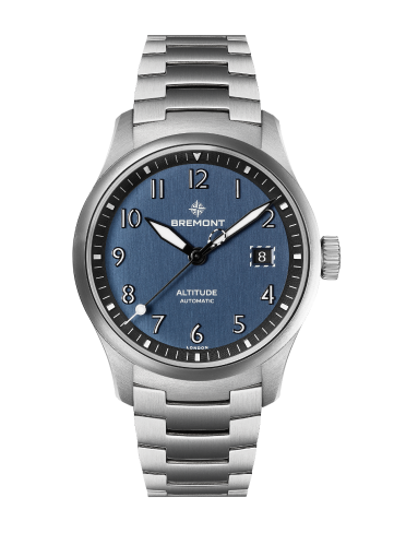 Altitude 39 Date Blue Dial Bracelet