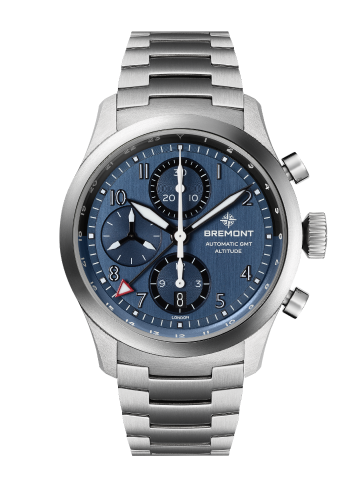 Altitude Chronograph GMT Blue Dial Bracelet