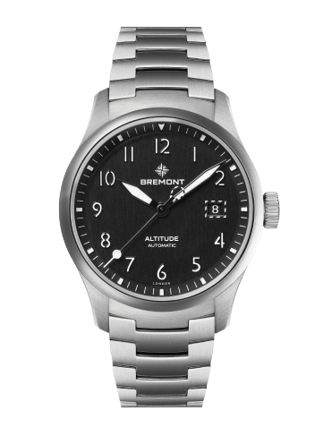 Altitude 39 Date Black Dial Bracelet