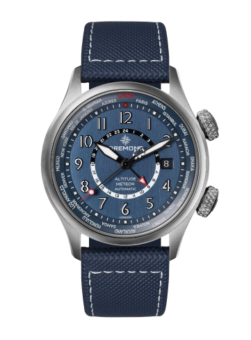 Altitude MB Meteor Time Zones Leather Strap