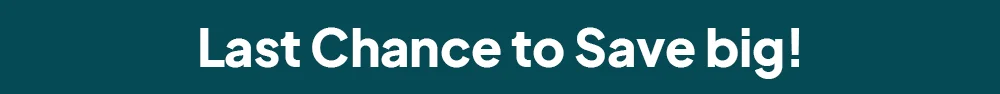 last chance to save big
