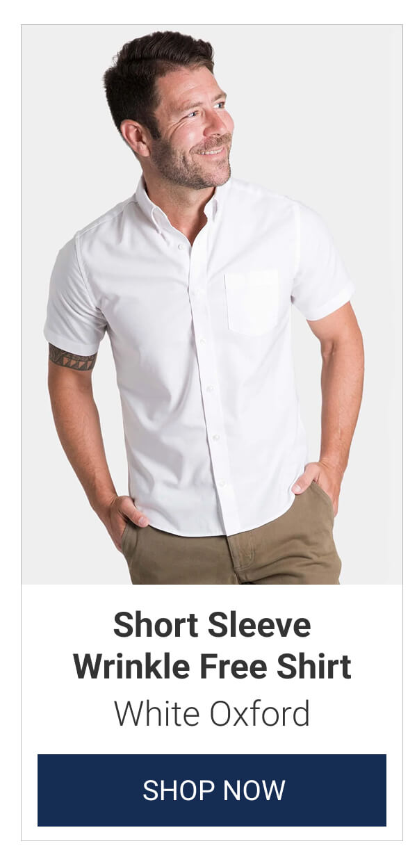White Oxford Wrinkle Free Shirt