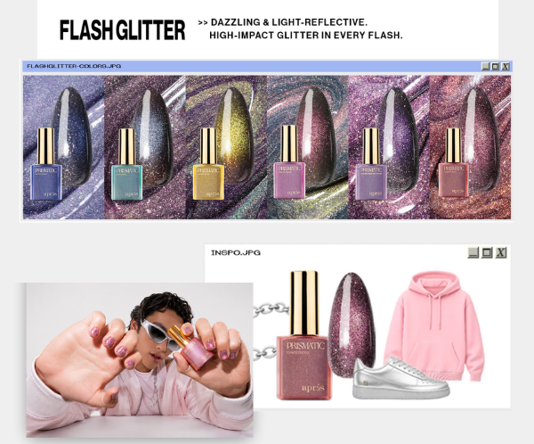 Shop Apres Prismatic Flash Glitter Collection