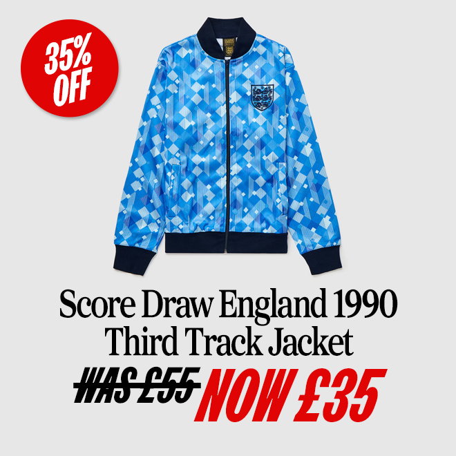 Score Draw England 1990 Third Track Jacket