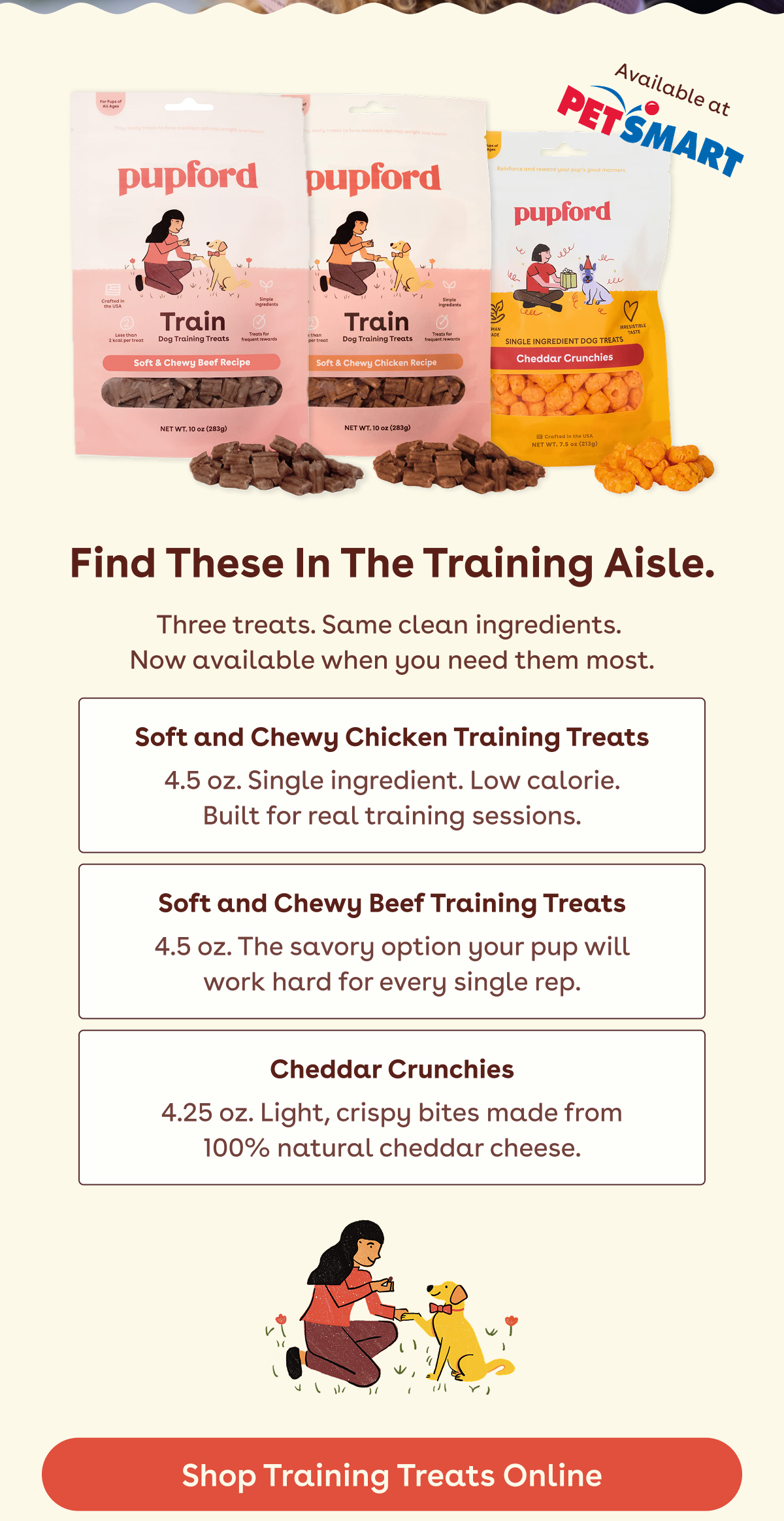 Shop training treats online 