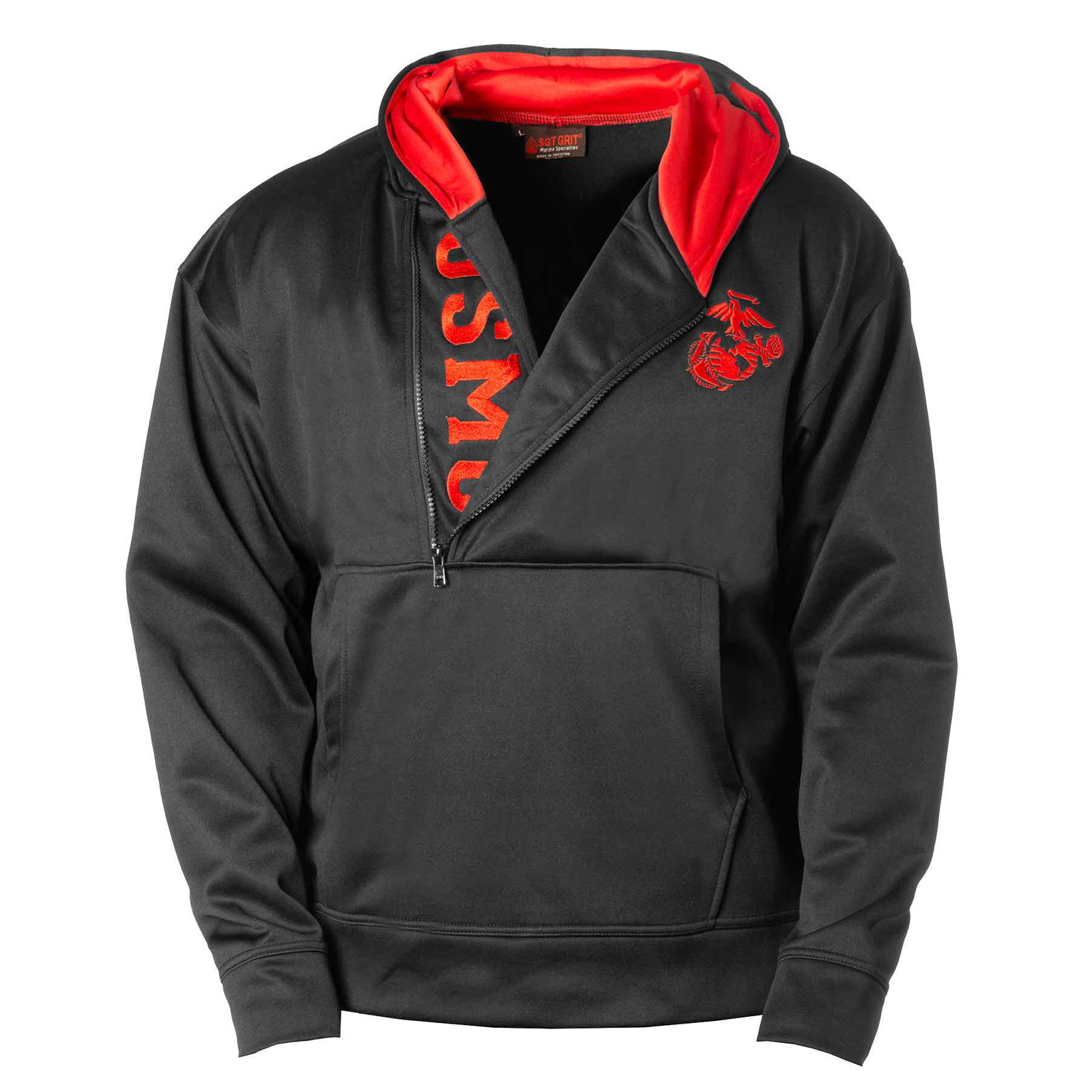 Image of USMC Half Zip Hoodie