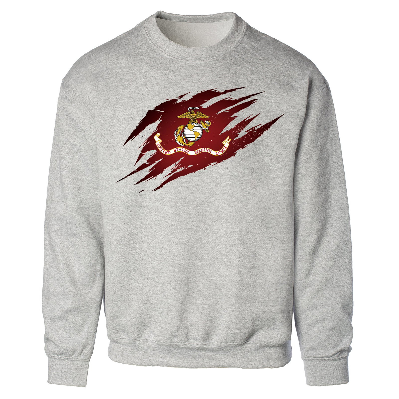 Image of USMC Flag Tear Away Sweatshirt