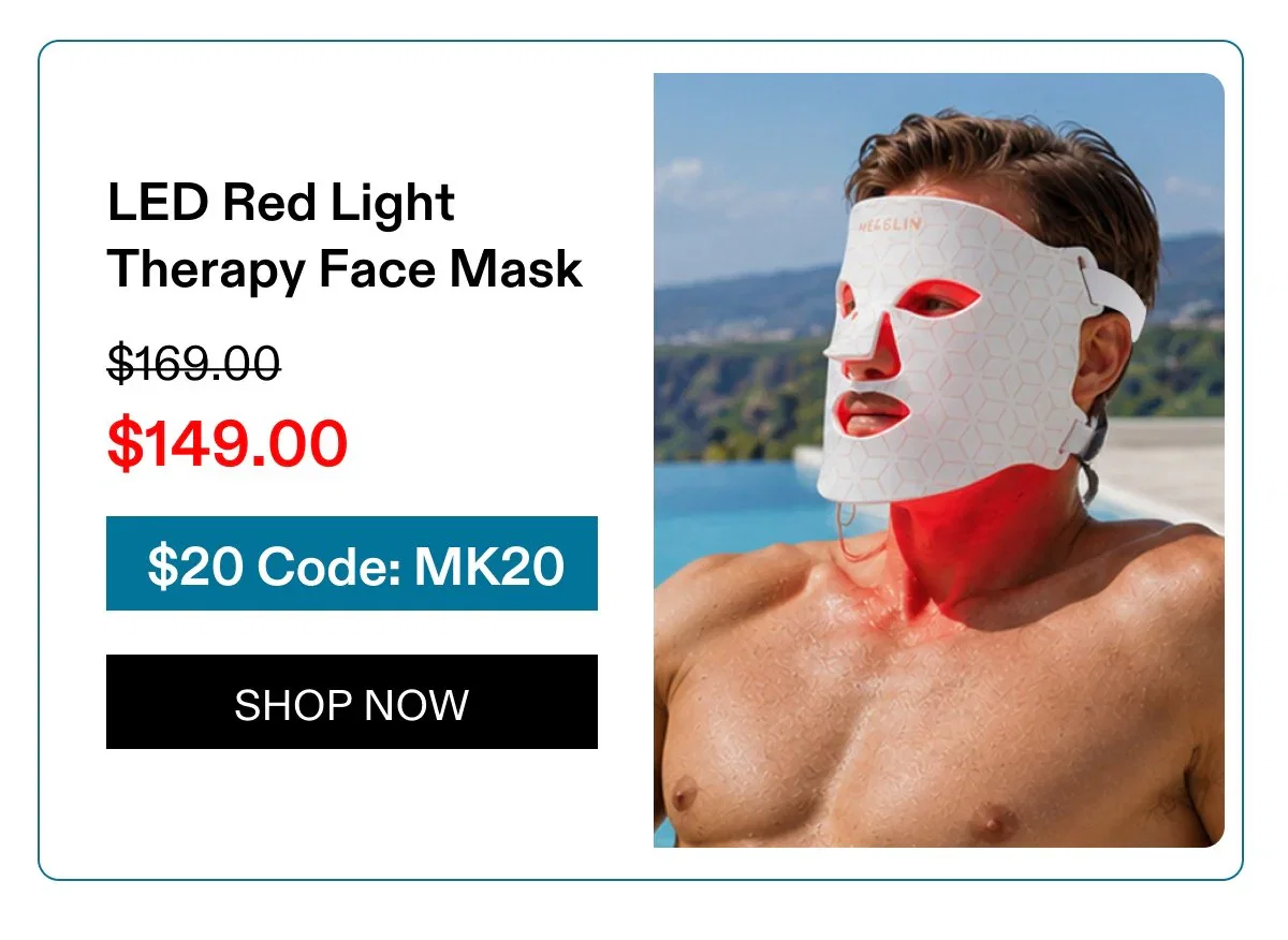 LED Red Light Therapy Face Mask