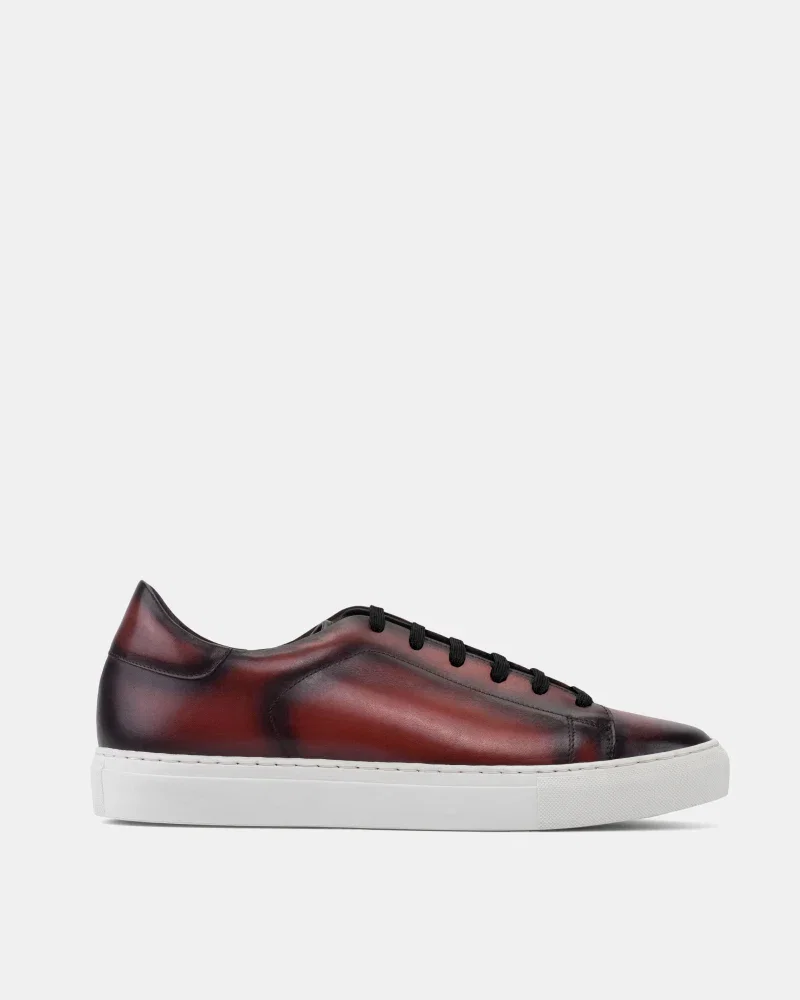 Image of Red Leather Dress Sneaker