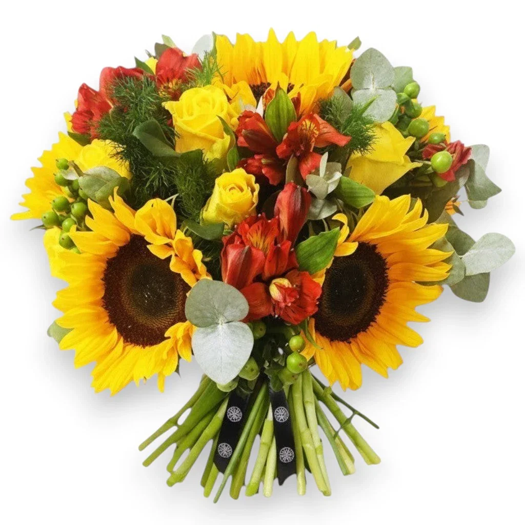 Image of Sunflowers & Roses
