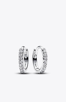 Sparkling Huggie Hoop Earrings