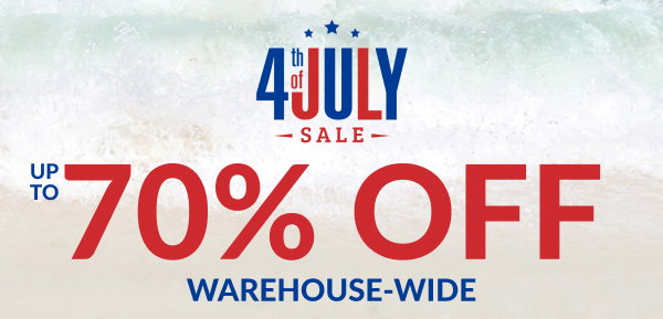 up to 70% OFF Warehouse-wide