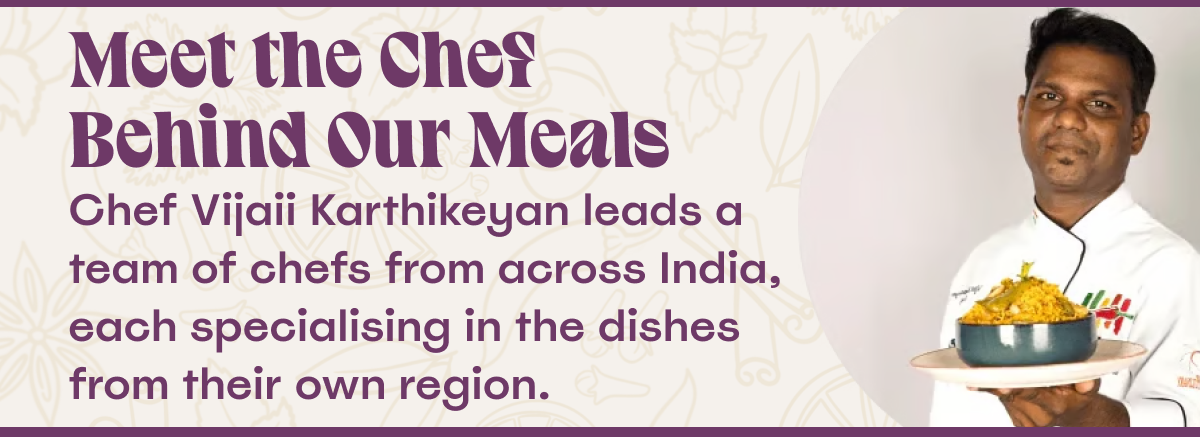 Meet the chef behind our meals