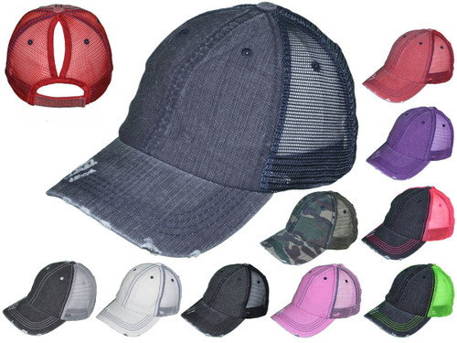 Ponytail Trucker Hats