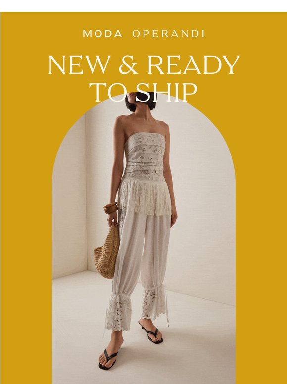 NEW & READY TO SHIP: Secure your favorite pieces now