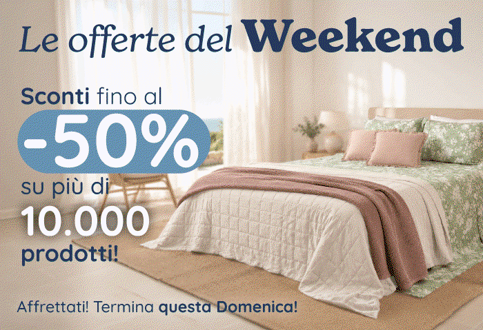 SCONTI FINO AL 50% SU OLTRE 10.000 PRODOTTI