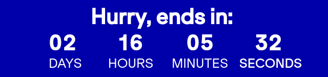 Hurry, ends on 06/08 at 11:59 PM eastern time.