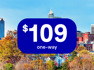 Fares from JFK to RDU.