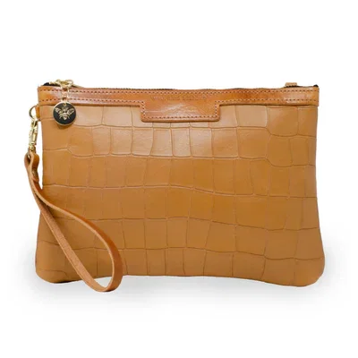 Diana clutch - Matt Tan Croc