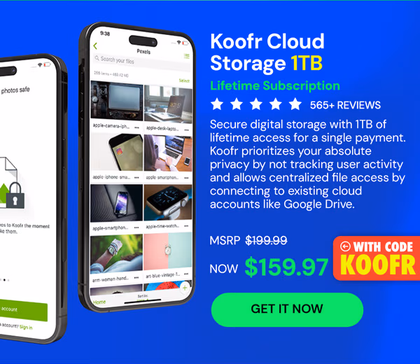 Koofr Cloud Storage: Lifetime Subscription (1TB)