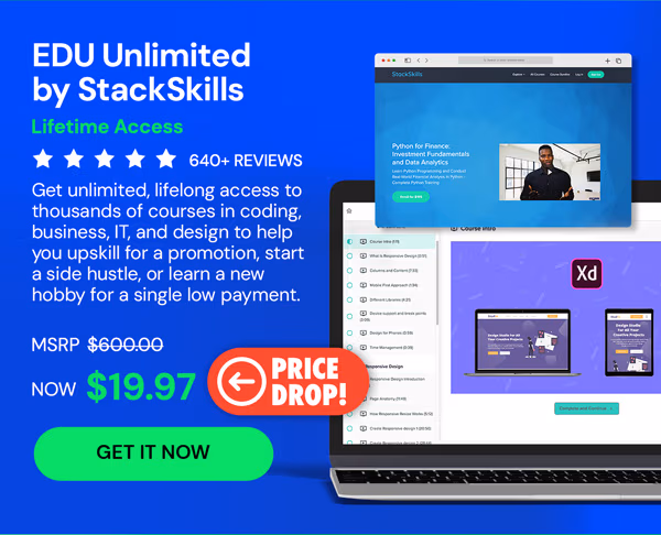 EDU Unlimited by StackSkills: Lifetime Access