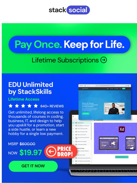Lifetime Deals Sale: Pay Once, Keep for Life!