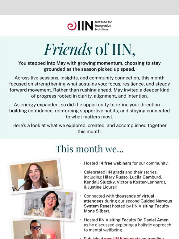 Your May Highlights + What’s Ahead for June