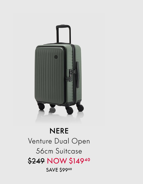 NERE Venture Dual Open 56cm Suitcase