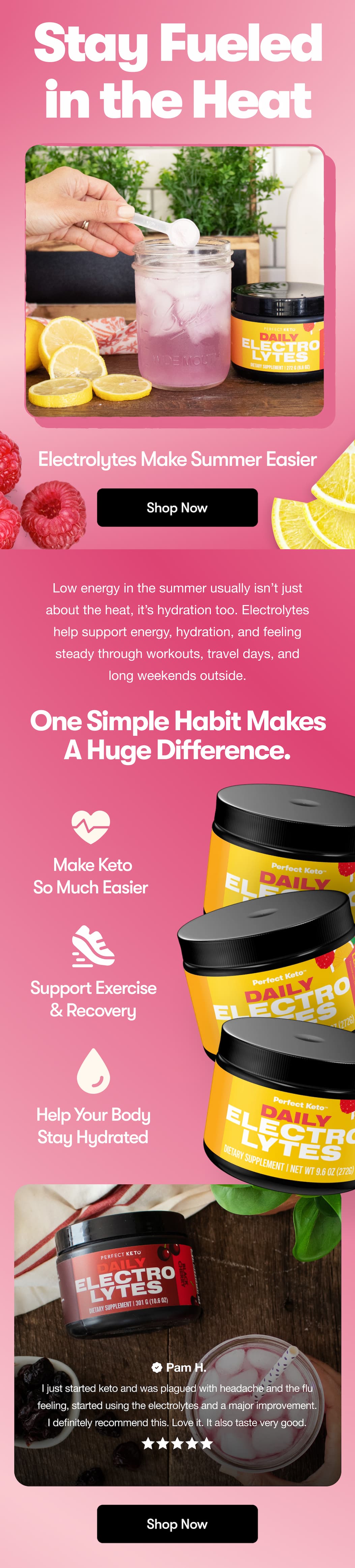 Stay fueled in the heat.