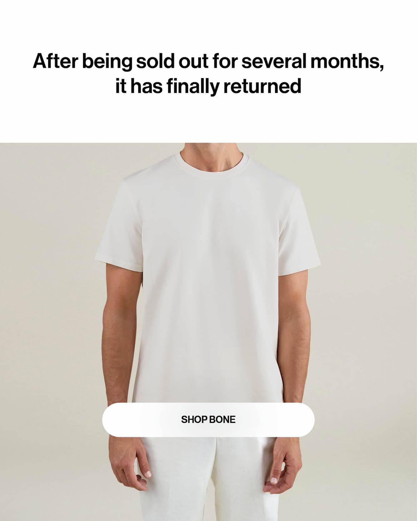 After being sold out for several months it has finally returned
