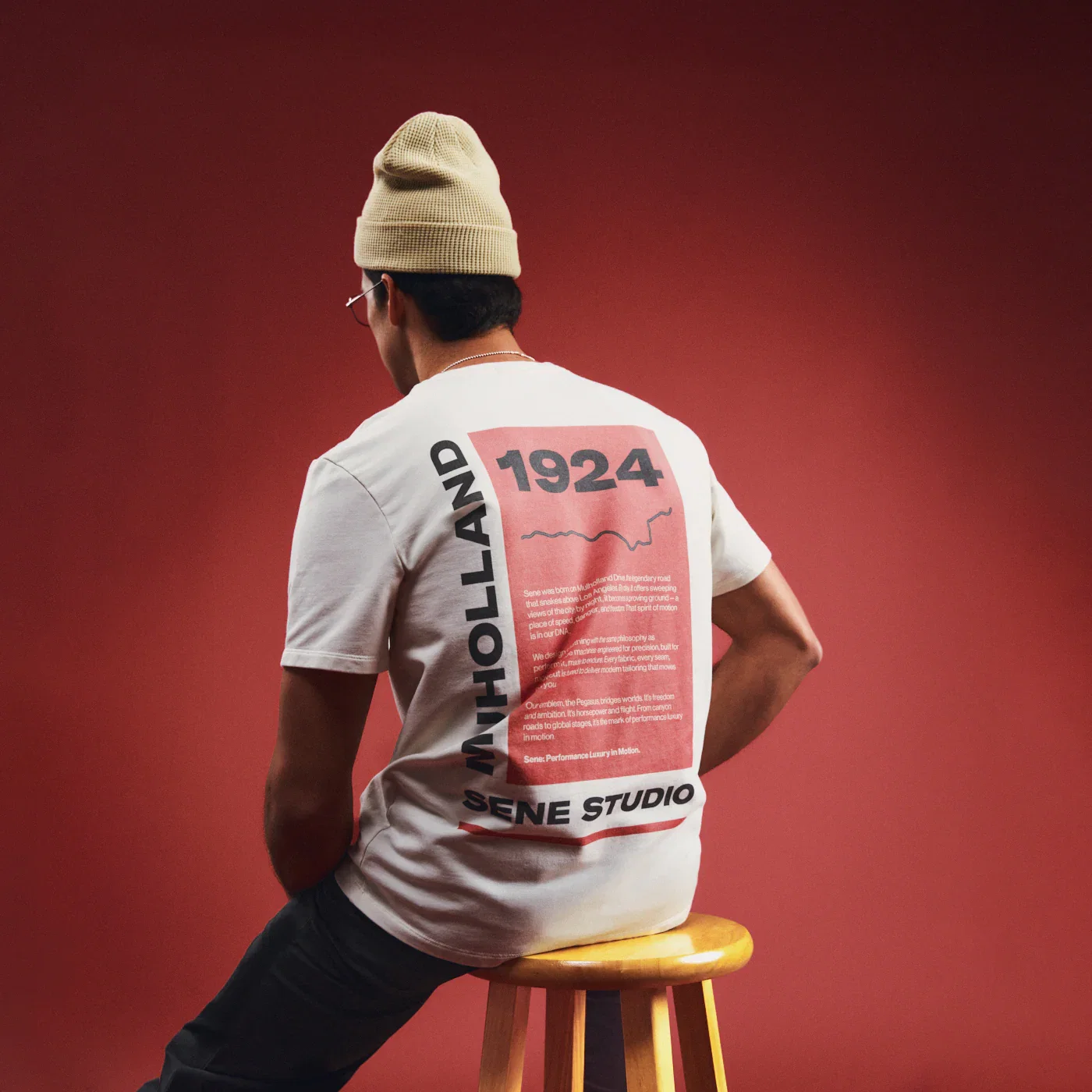 Image of Mulholland Origin T-Shirt - Bone