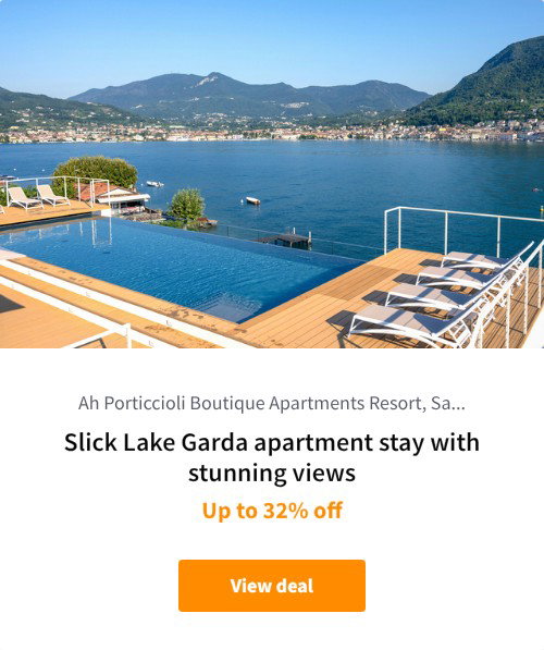 Slick Lake Garda apartment stay with stunning views