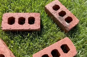 Lay bricks in your yard for this amazing garden idea!