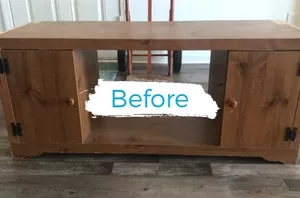 By the 3rd step, we were reading this thrift store makeover with our mouths open