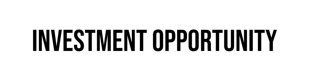 This is your investment opportunity
