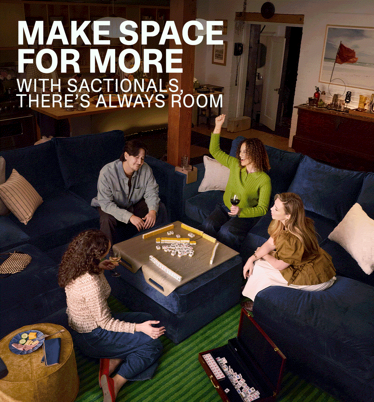 Make Space For More | With Sactionals There's Always Room