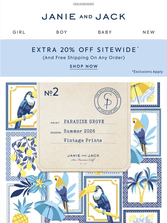 Collector Print No. 2: Paradise Grove