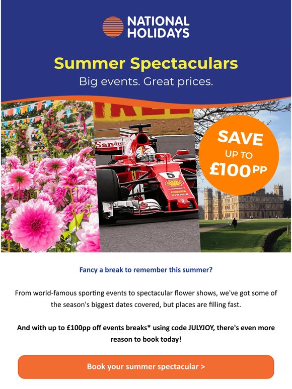 Summer events filling fast