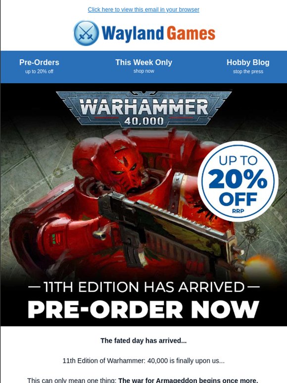 Armageddon Pre-Orders Are Live NOW!