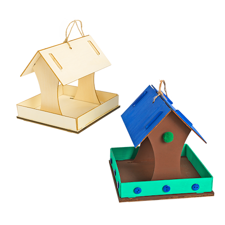 Colorations® Easy-Build Bird Feeder - Set of 6