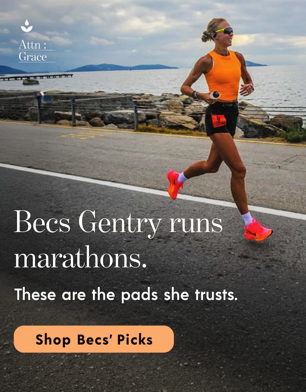 Becs Gentry runs marathons. These are the pads she trusts.