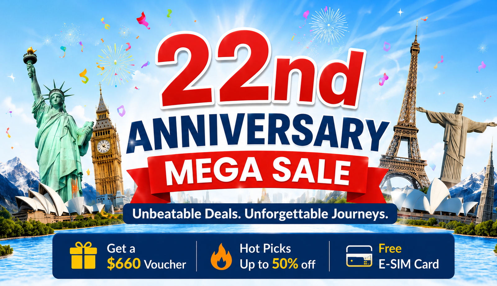Celebrate with Tours4Fun!