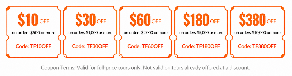 Celebrate with Tours4Fun!