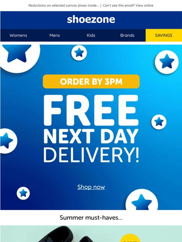 FREE delivery tomorrow - order by 3pm!
