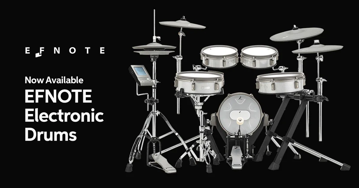 EFNOTE Electronic Drums — Drummer-focused Feel and Sound